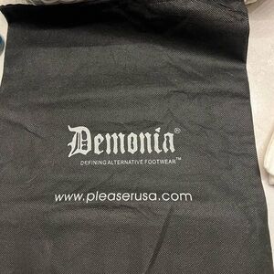 Demonia Black Footwear Bag